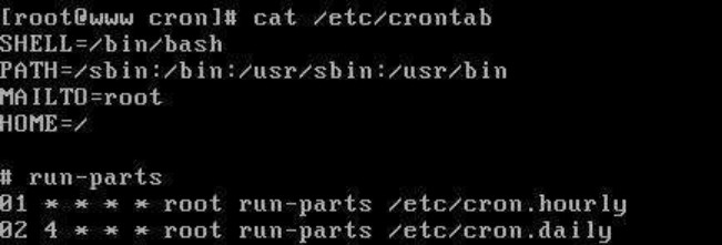 crontab run-parts用法